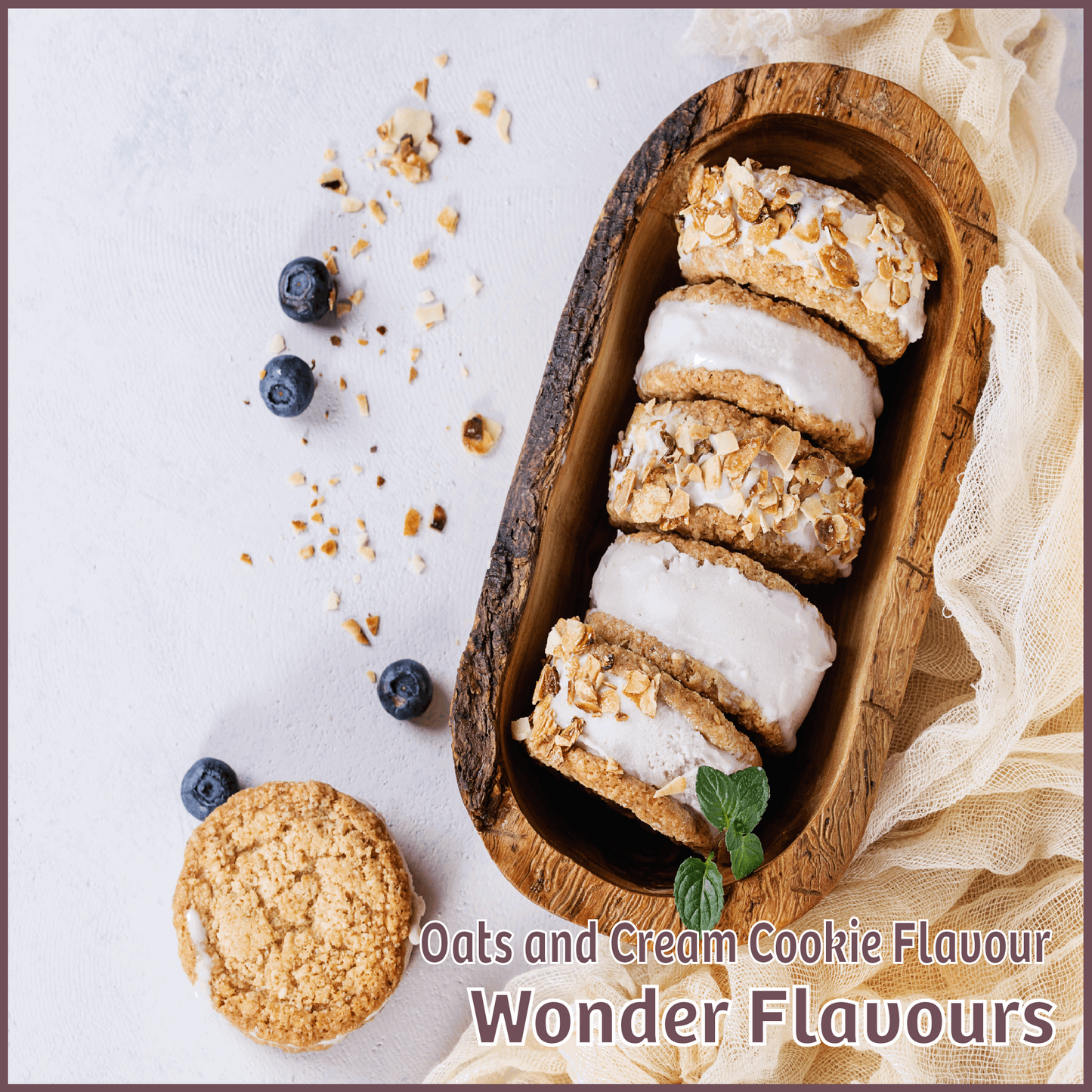 Oats & Cream Cookie SC Flavour - Wonder Flavours - Flavour Fog - Canada's flavour depot.