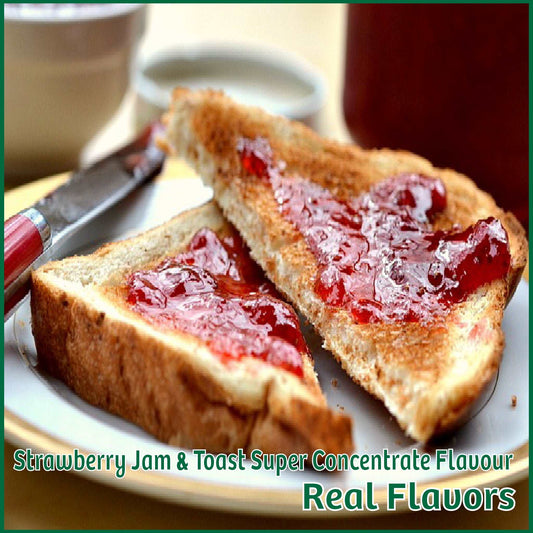 Strawberry Jam W Toast Super Concentrate Flavour - Real Flavors - Flavour Fog - Canada's flavour depot.